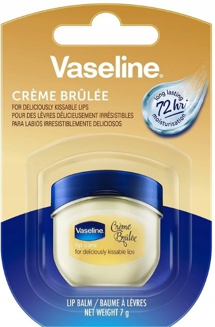 

Vaseline Original Lip Care Creme Brulee Pocket Lip Balm 7 г Inna marka