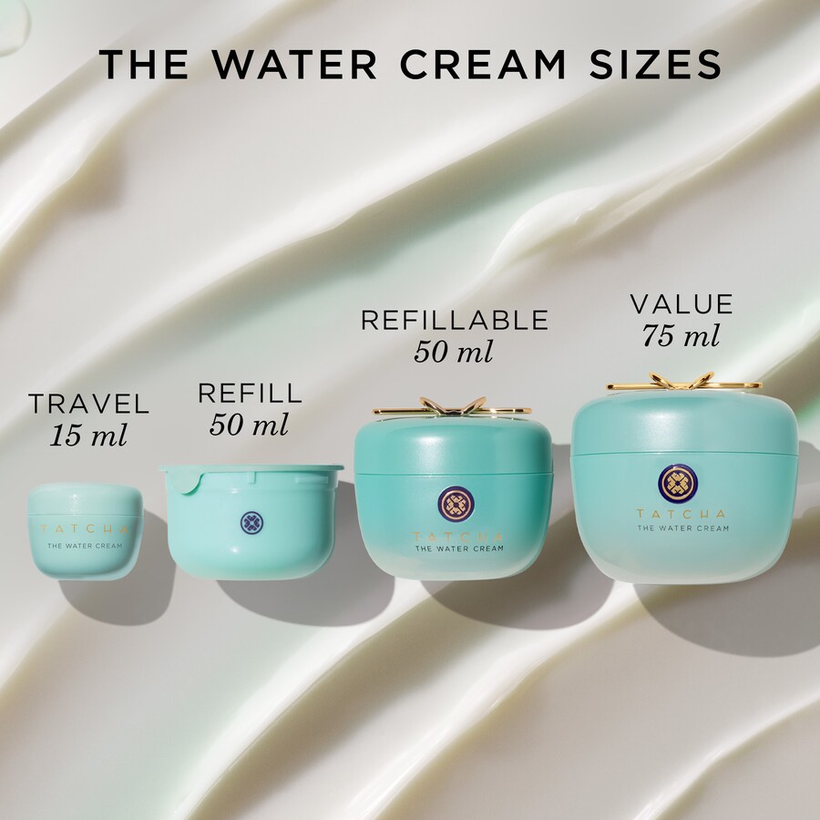 Крем для лица Tatcha — Увлажняющий Water Cream без масла, сужающий поры, с возможностью многократного наполнения, 15 мл — фото 4