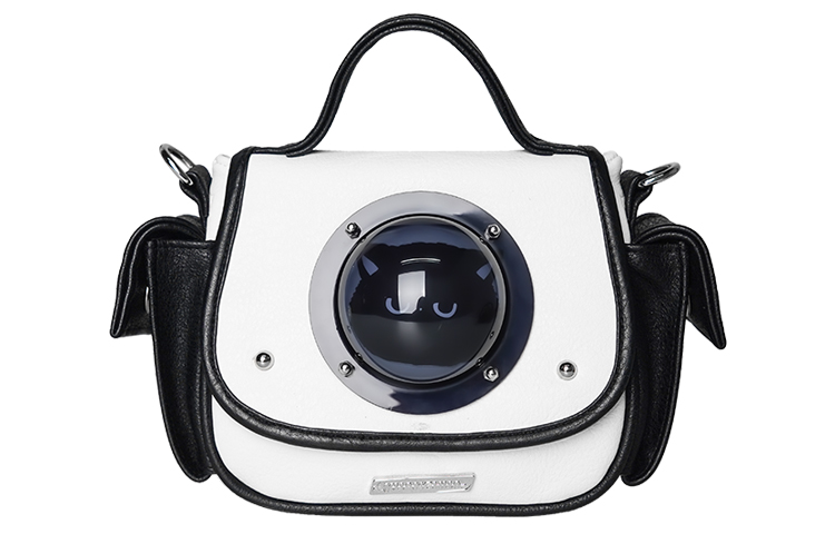 

Kenghua Village Женская сумка на одно плечо из искусственной кожи, средний размер, черно-белая расцветка