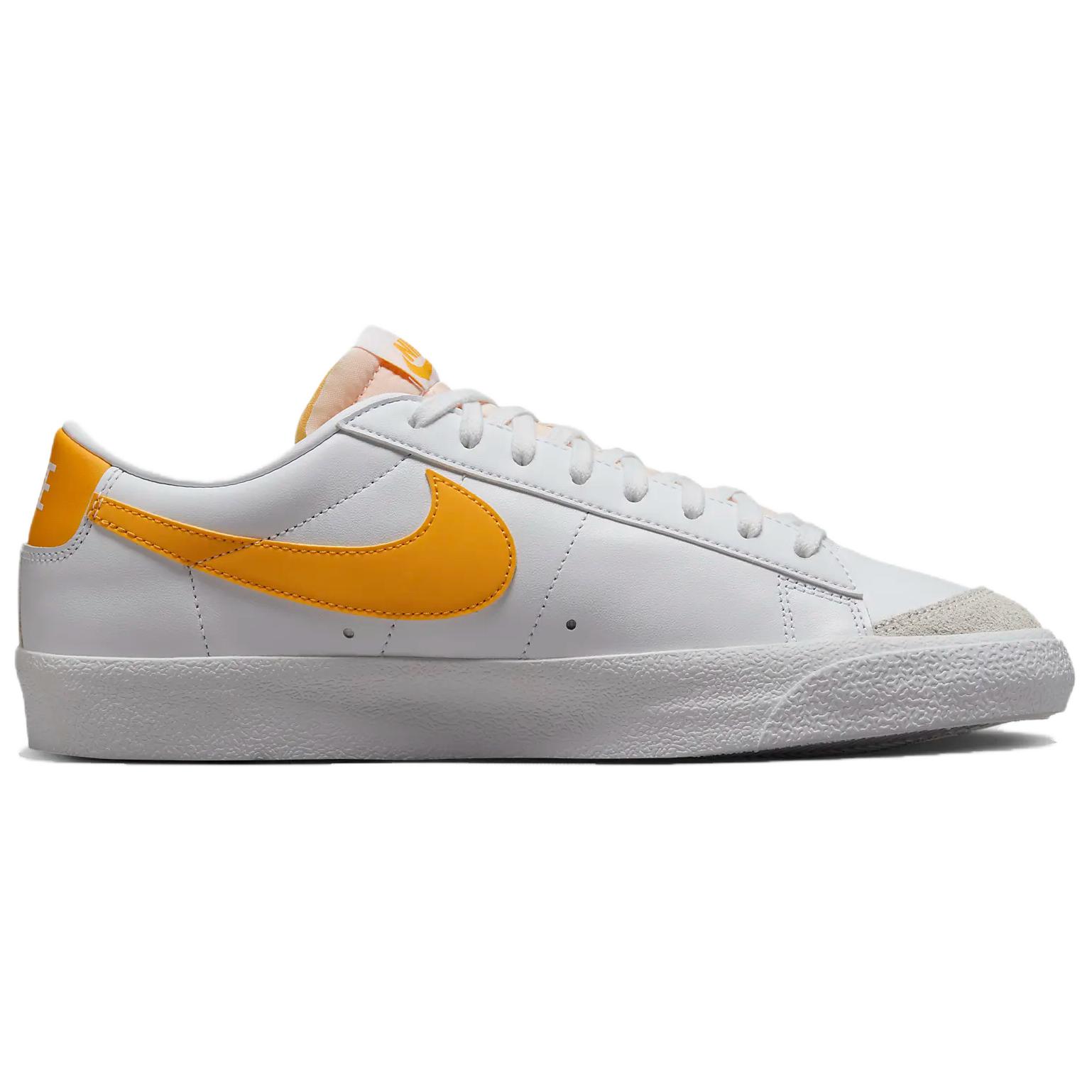 Блейзер Лоу '77 Винтаж Уайт Юниверсити Голд Фантом Nike, Белый Оранжевый — фото 3