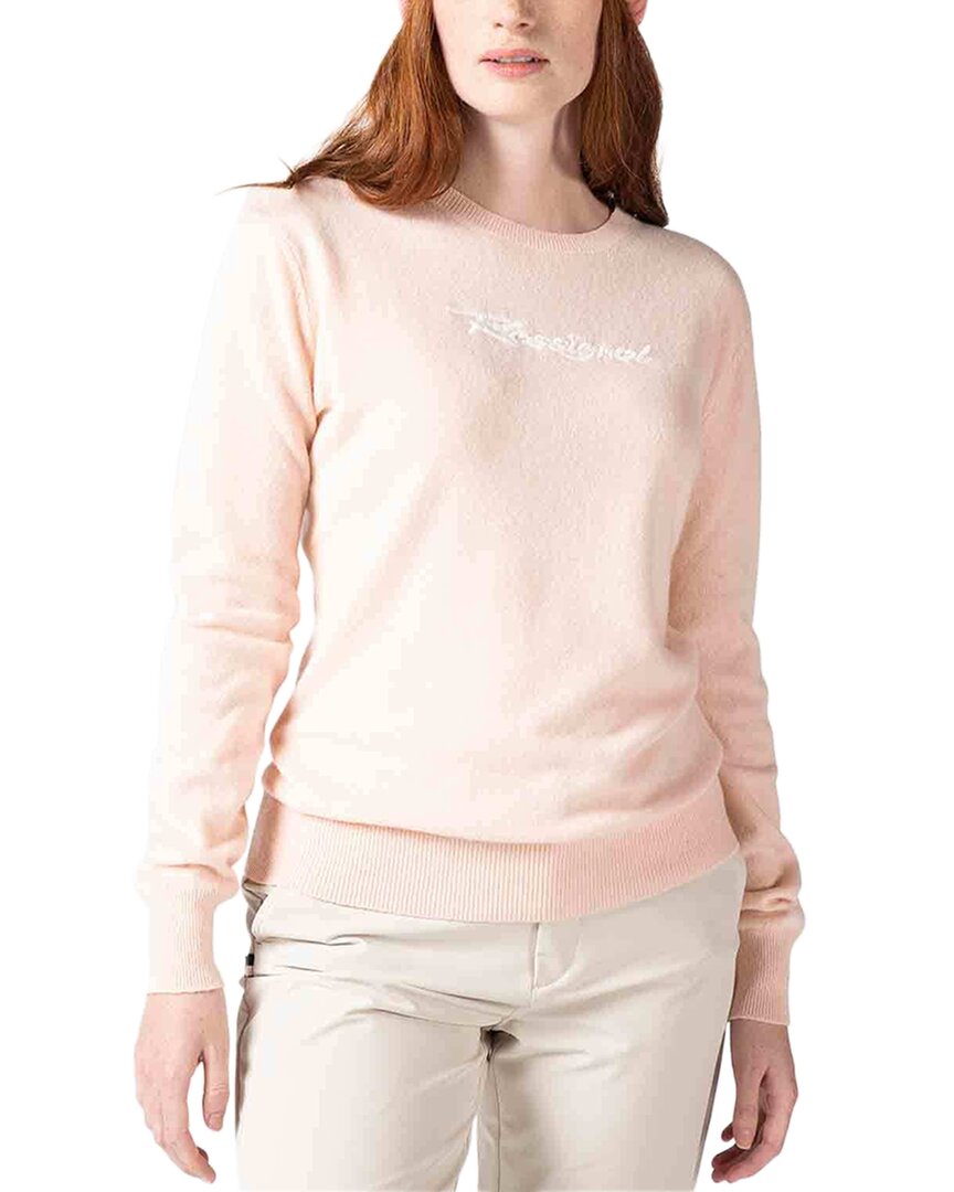 

Свитер Rossignol Signature Knit из смеси шерсти и кашемира, розовый