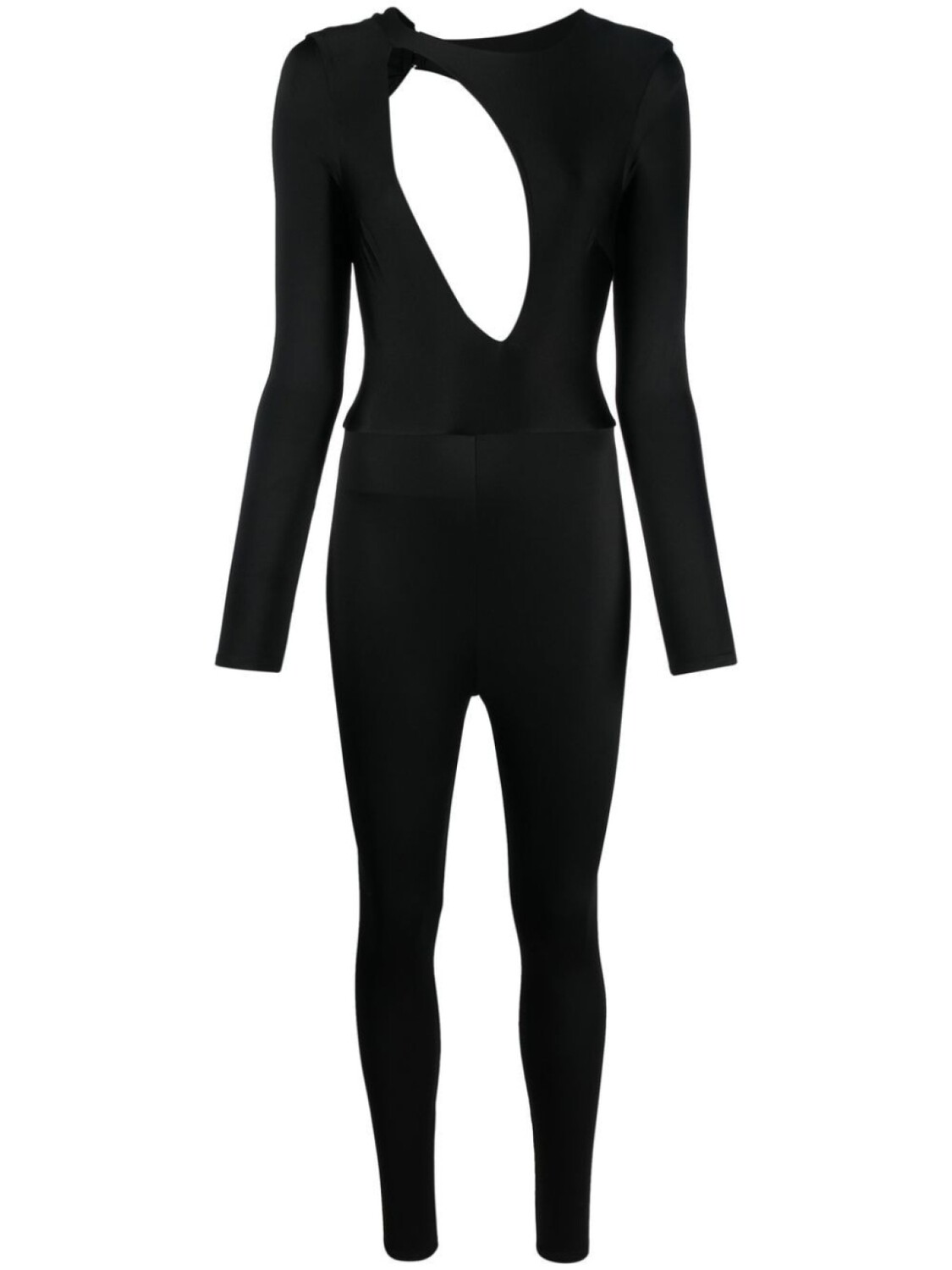 

Noire Swimwear cut-out-detailing stretch jumpsuit, черный