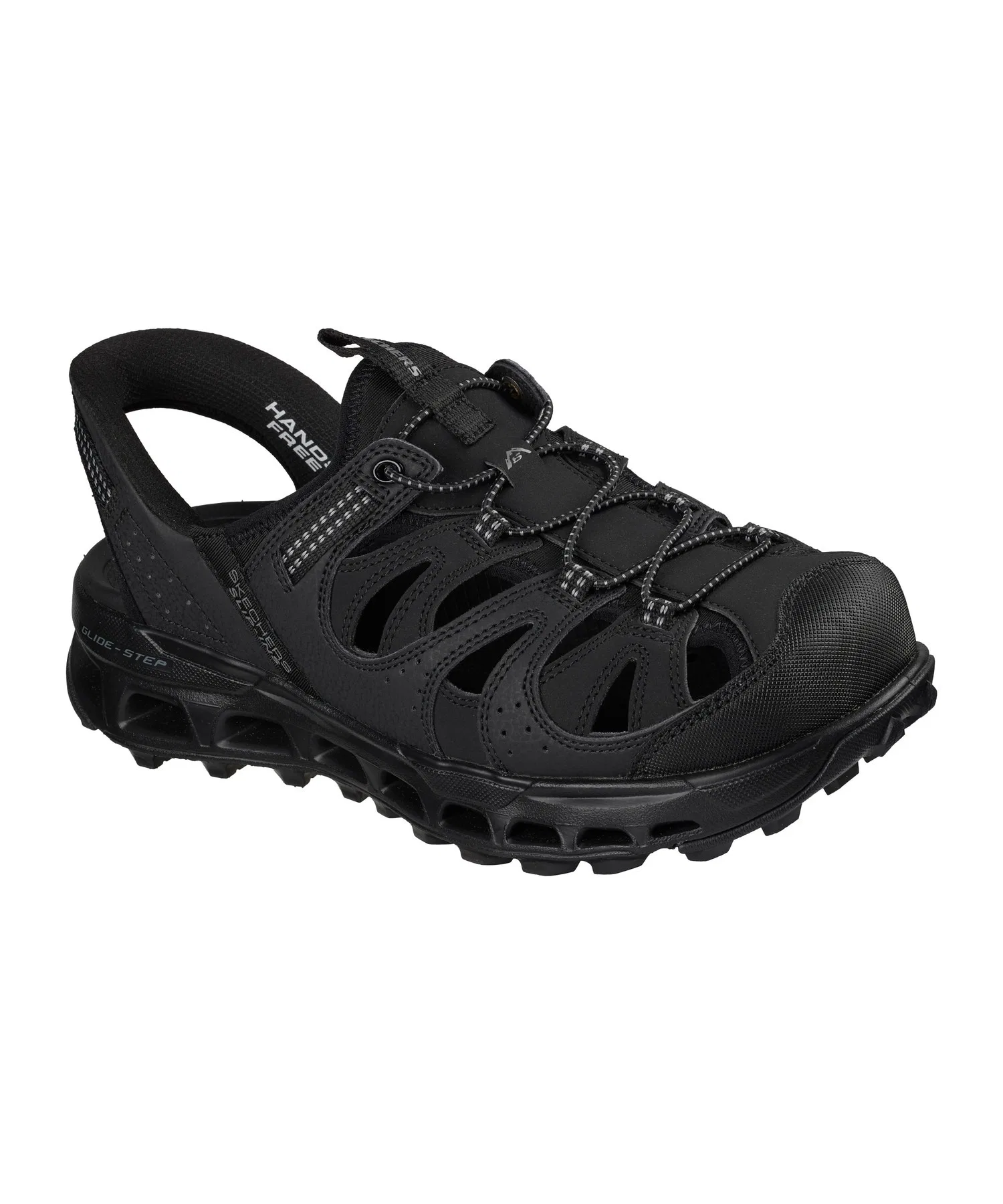 Мужские кроссовки SKECHERS Hands Free Slip-ins Glide-Step Trail чёрные