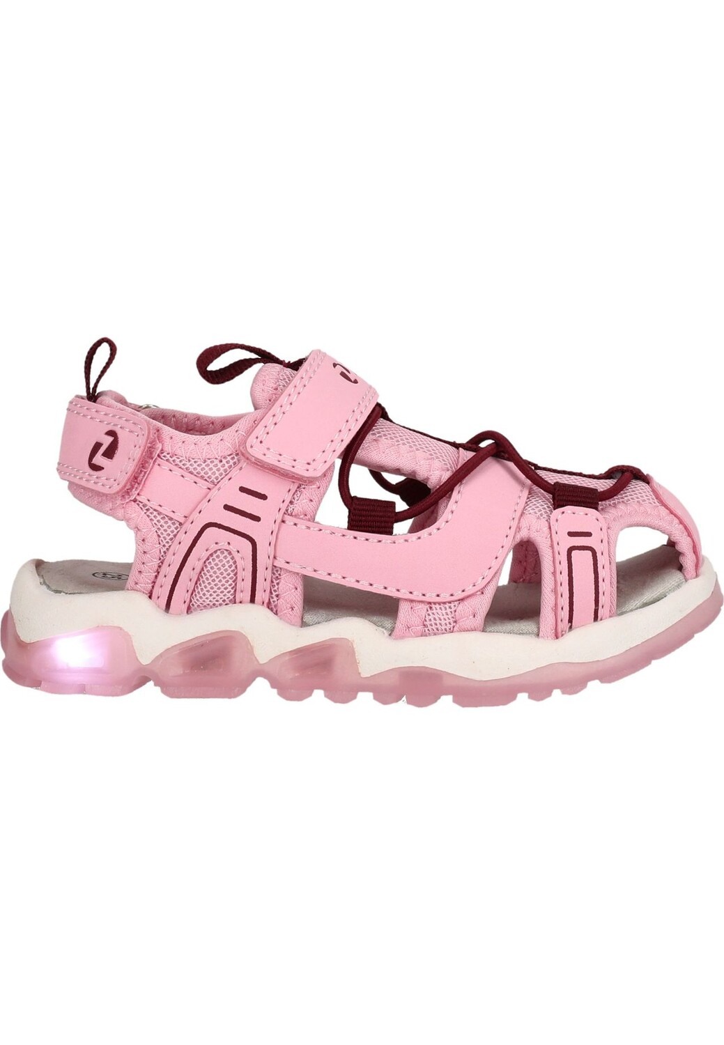 Сандалии Jugoe со светящейся подошвой и защищенным мыском ZIGZAG, цвет Cameo Pink — фото 3