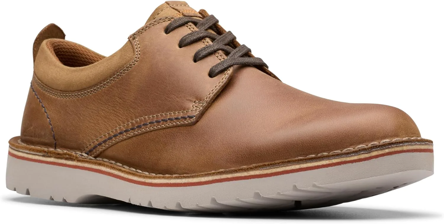 Мужские низкие оксфорды Clarks Eastridge, светло-коричневый — фото 4