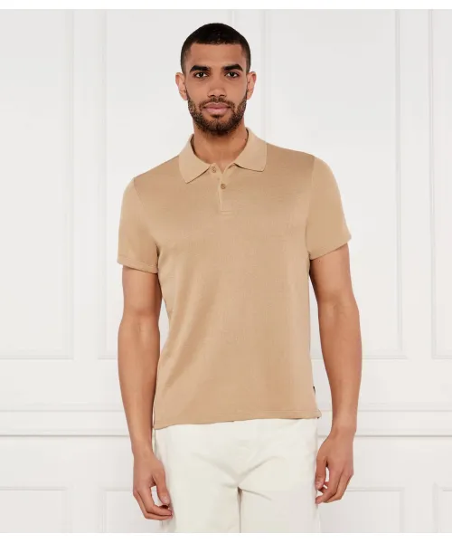 

Футболка поло Regular fit Guess Jeans, бежевый