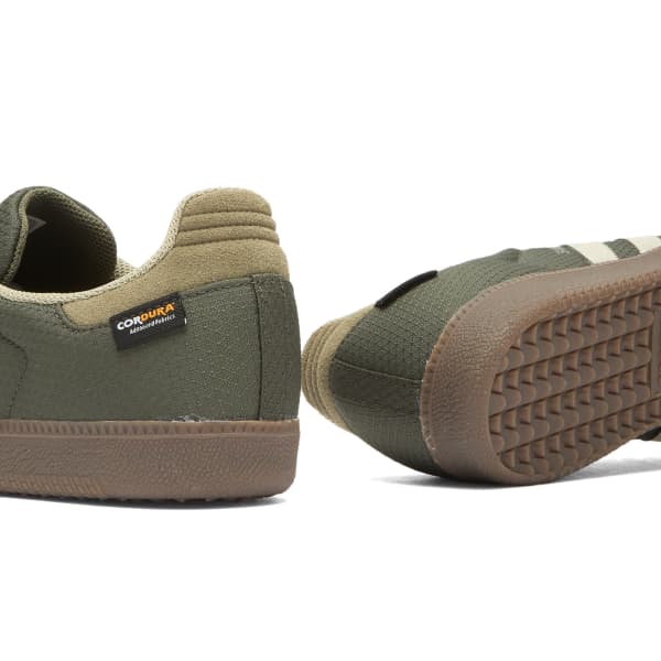 Самба ог кроссовки Adidas, shadow оливковый, putty серый & оливковый strata — фото 4
