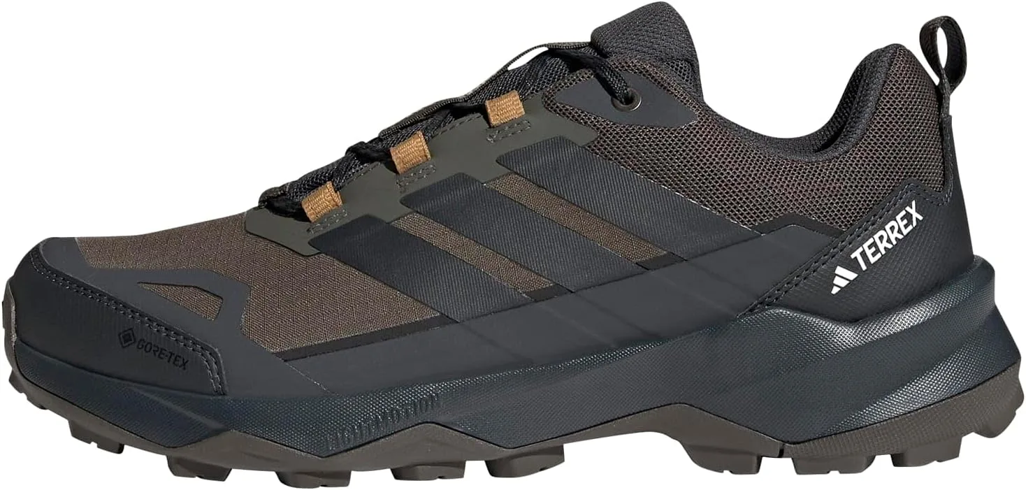 Кроссовки Adidas Terrex Skychaser AX5 GTX BLACAR/Owhite/WONALU, бронзовый/оливковый