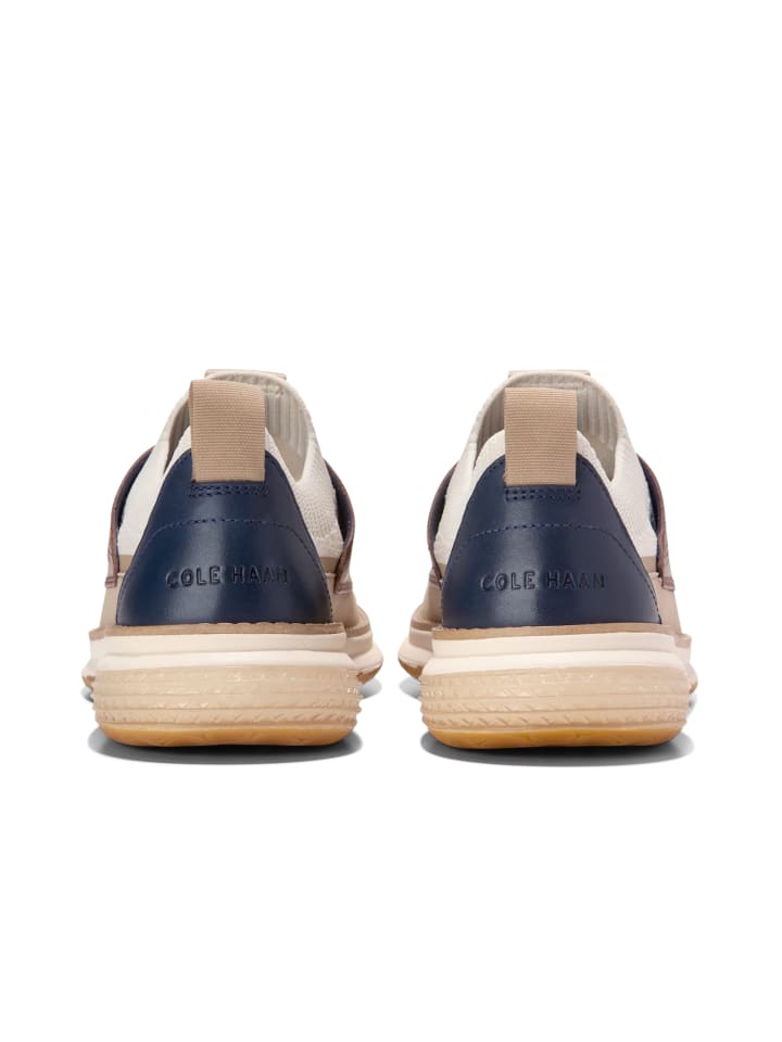 Cole Haan Кроссовки Lo ORIGINALGRAND ENERGYWEAVE STITCHLITE цвета слоновой кости и темно-синего блейзера — фото 3