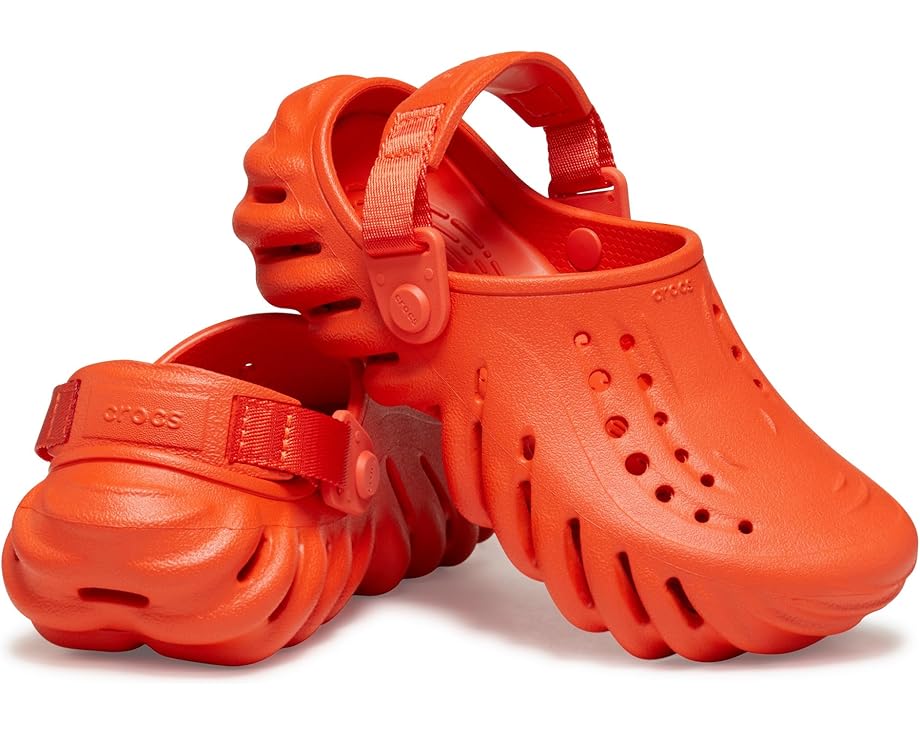 

Сабо Crocs Kids Echo Clog, цвет Lava