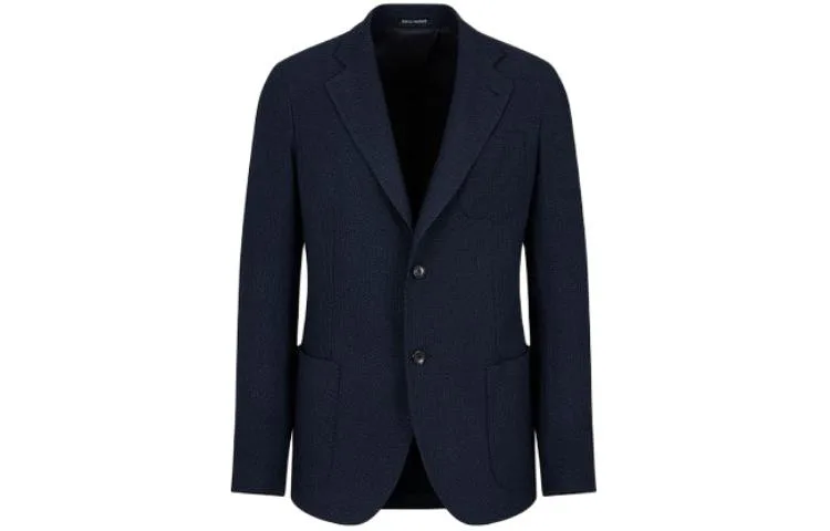 EMPORIO ARMANI Костюмный пиджак SS24 для мужчин Blue