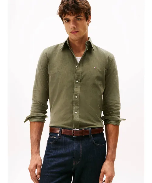 

Рубашка Regular fit Tommy Hilfiger, зеленый