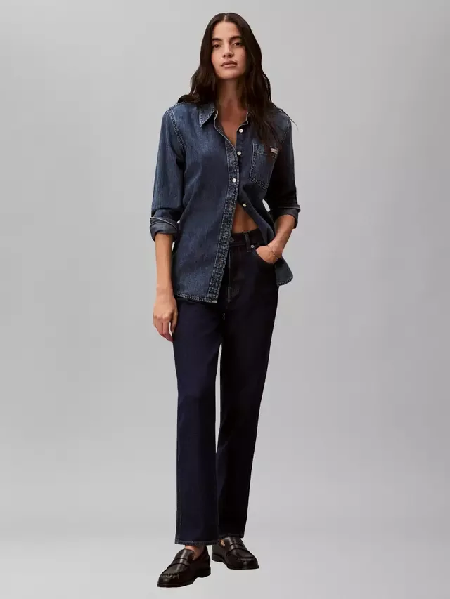 Прямые джинсы Brooke, цвет True Indigo Calvin Klein