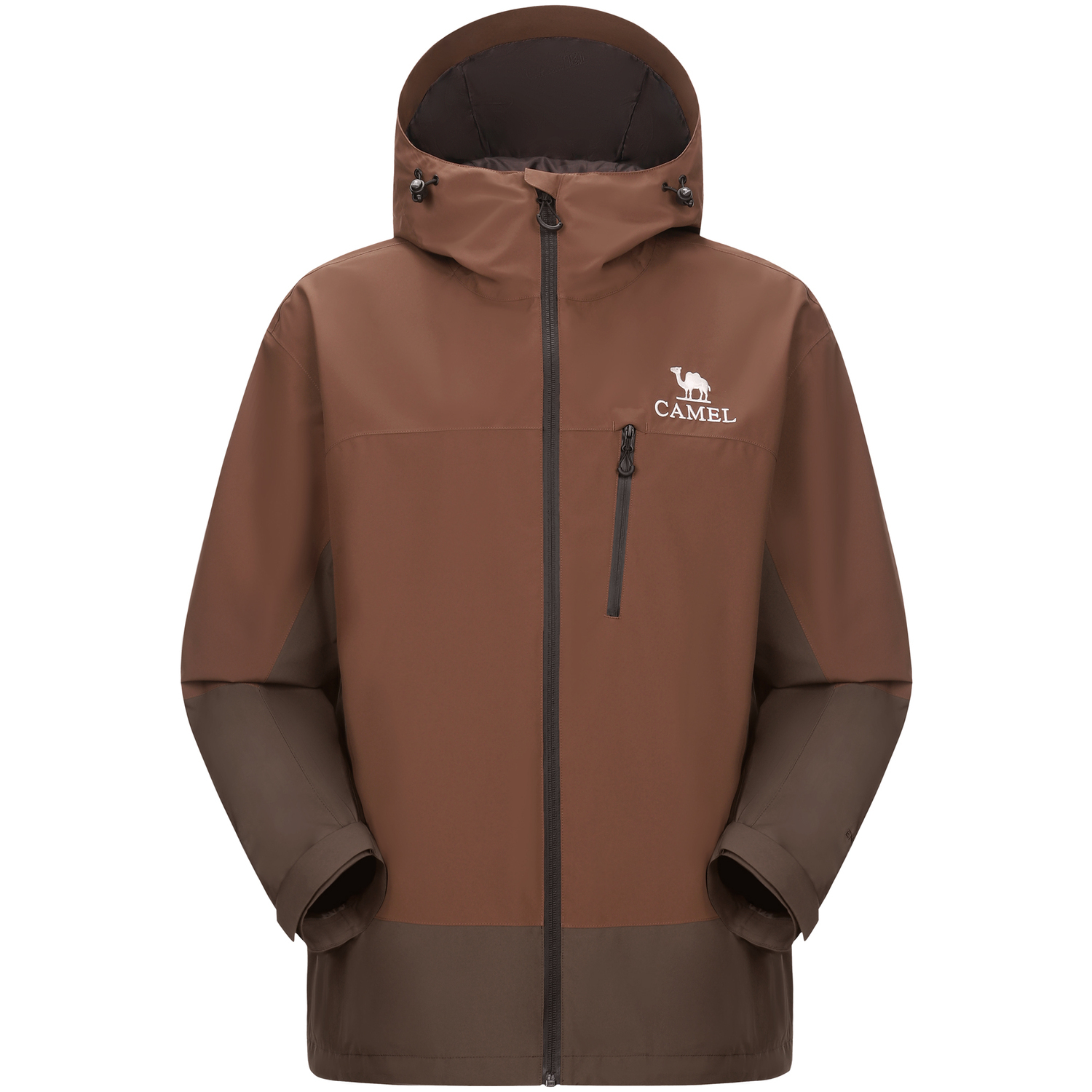 

CAMEL Мужская ветровка однослойная непромокаемая, Rosewood Brown/Brick Umber