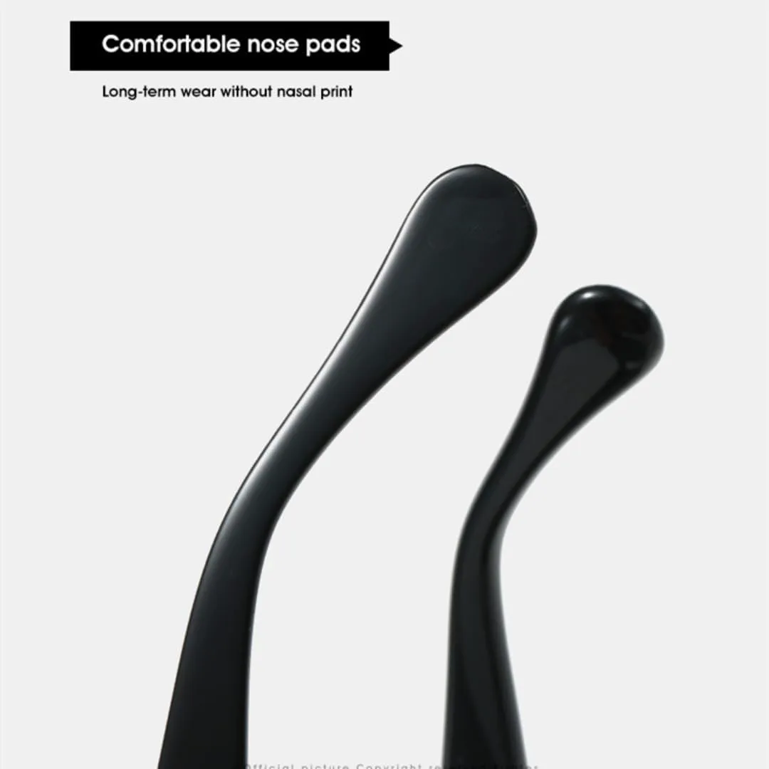 

Овальные солнцезащитные очки для женщин с заклепками, защита от УФ-излучения UV400, винтажные, модные, роскошные, с леопардовым принтом TOIPASTN, Black Blue