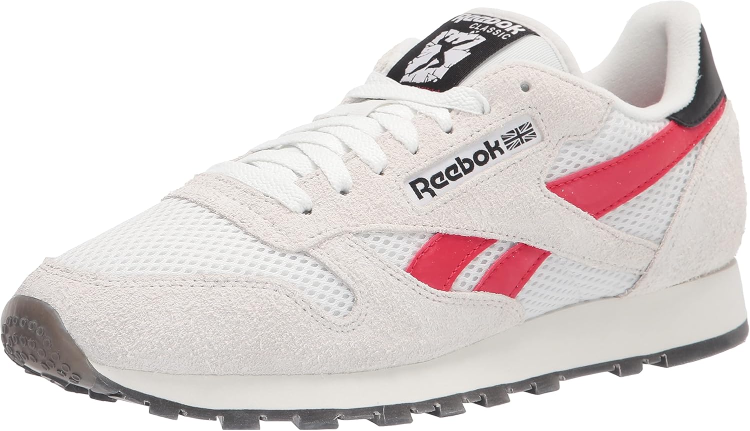 

Классические кожаные кроссовки для взрослых, унисекс V1 Reebok, красный/серый/золотой