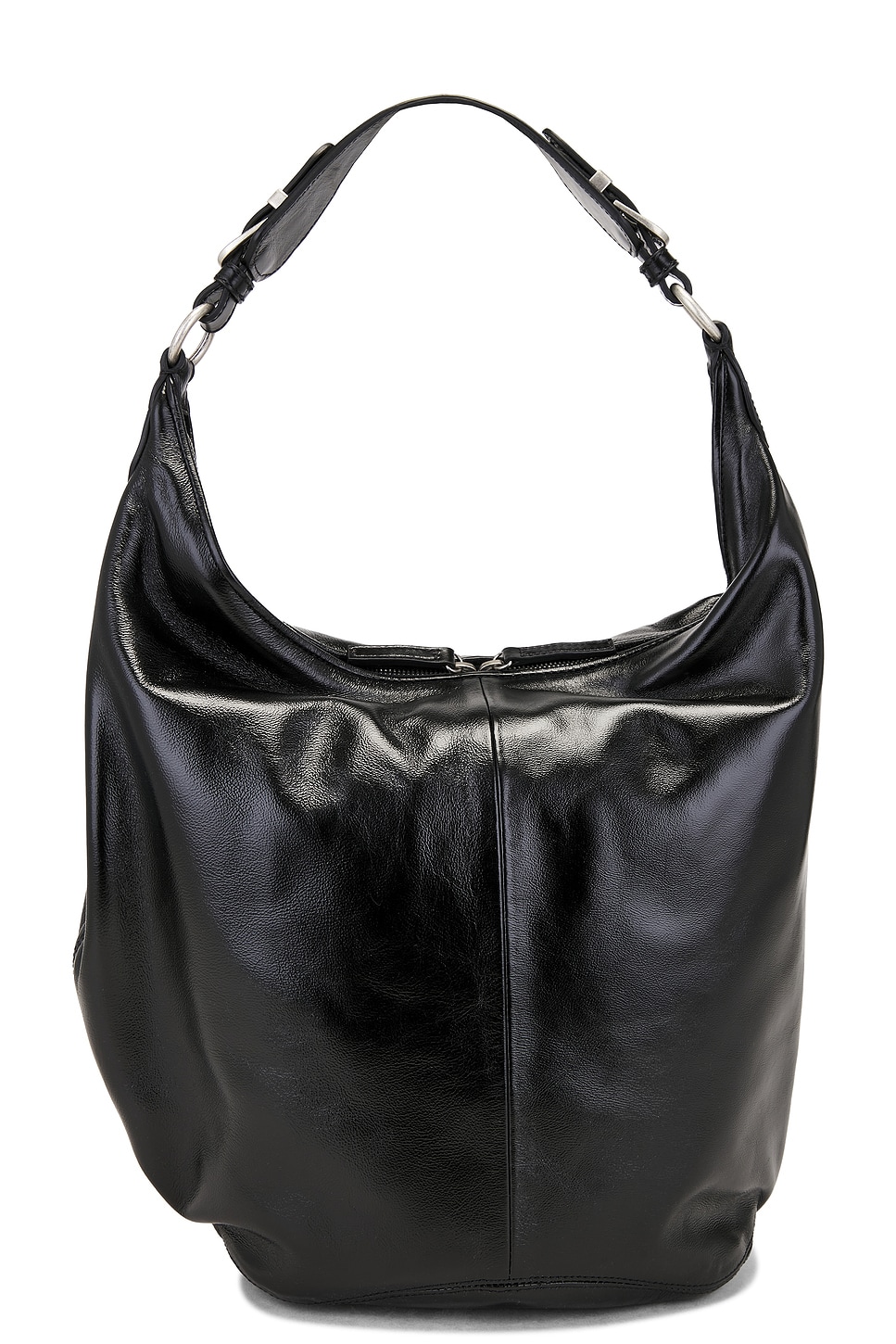 

Большая сумка Pumpkin Margesherwood, black glossy plain