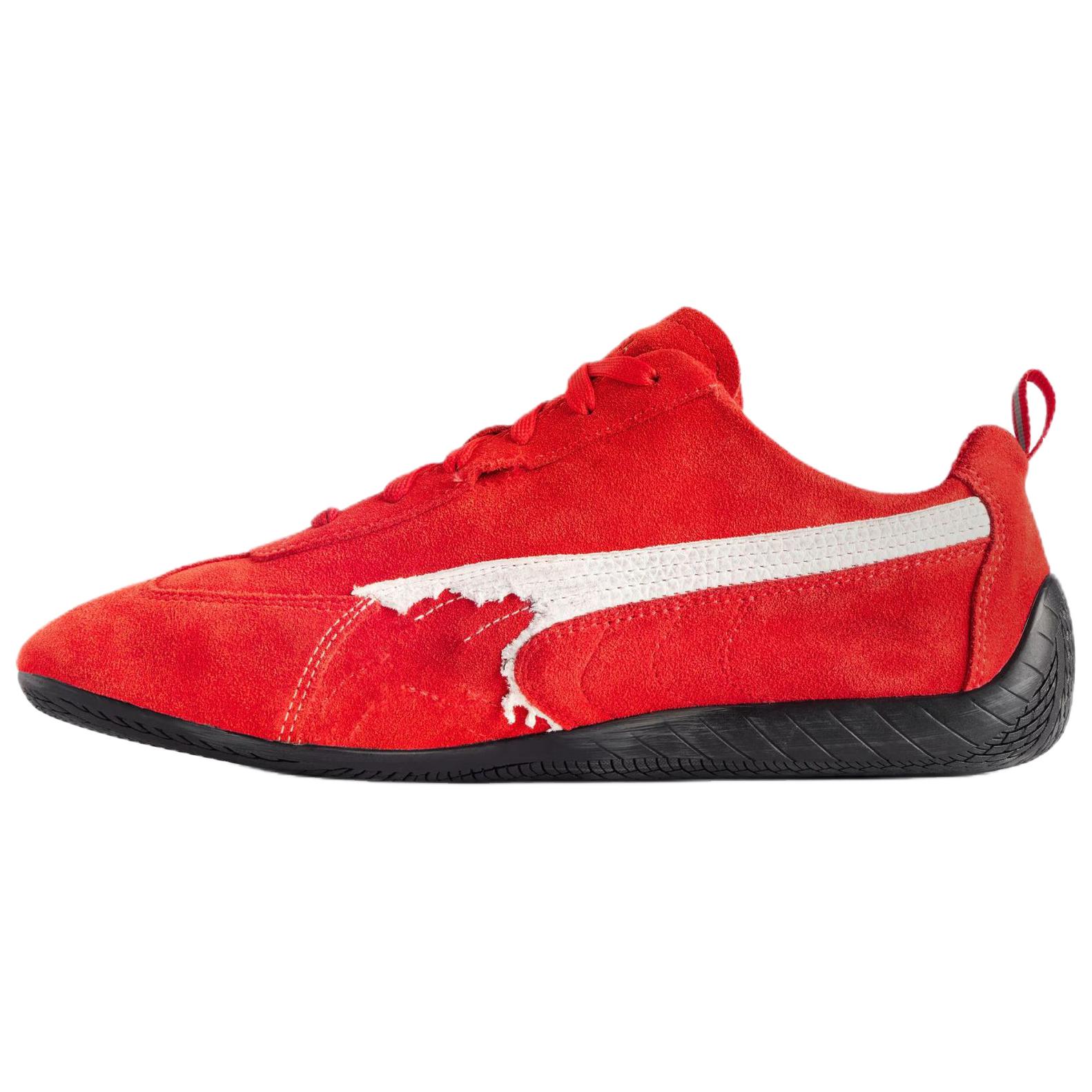 Balenciaga Кроссовки PUMA x Speedcat Collection с тонкой подошвой, низкие, повседневные, унисекс, красные
