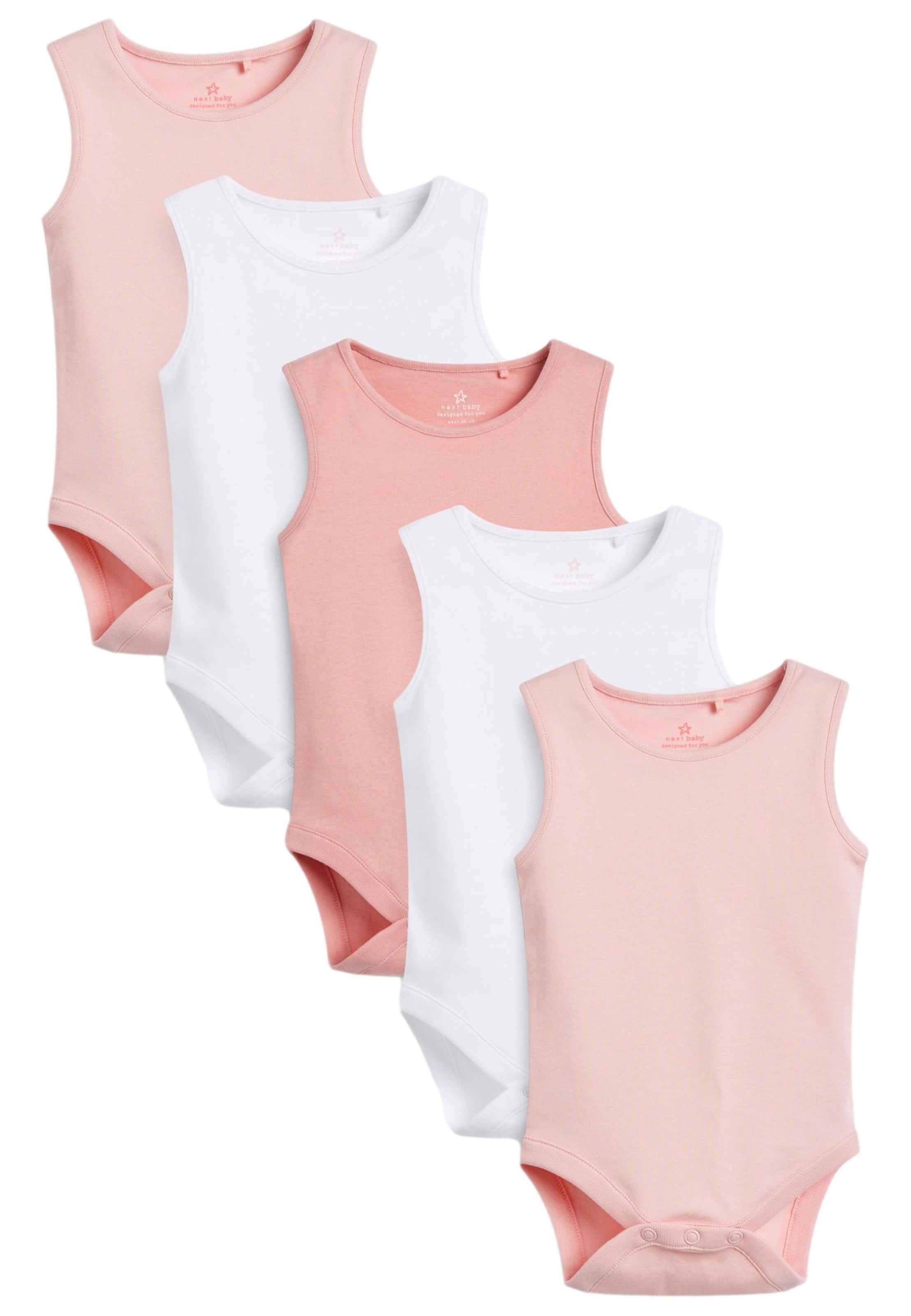 Next Комбинезон/боди в цвете Rose, Pitaya, White