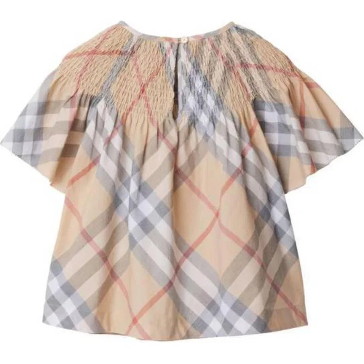 Детская футболка с круглым вырезом Burberry, Khaki — фото 2