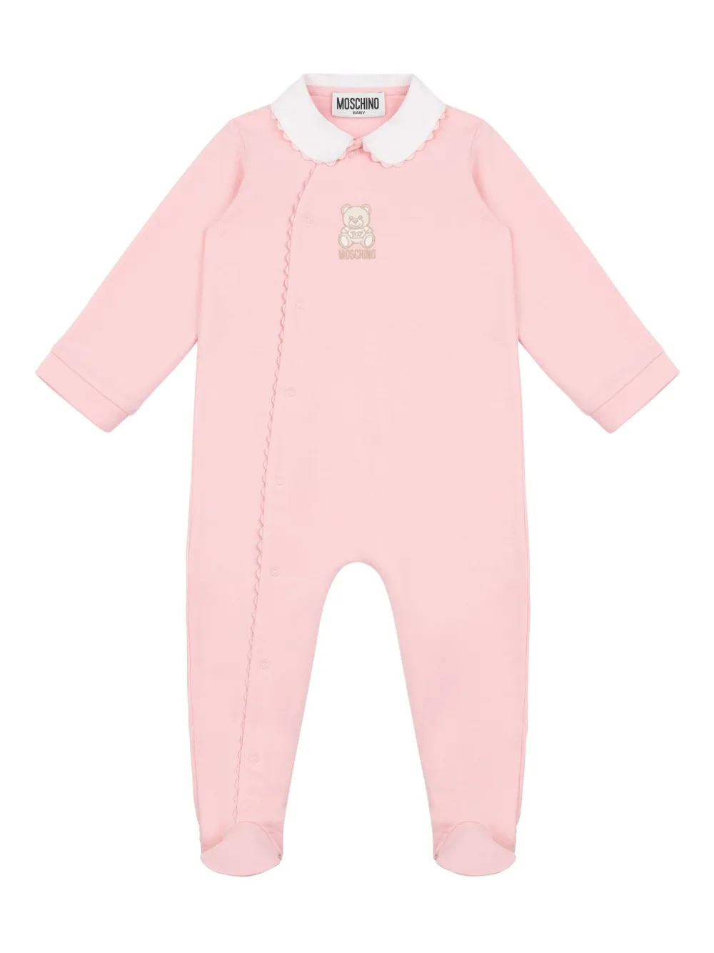 

Боди с нашивкой Moschino Kids, розовый