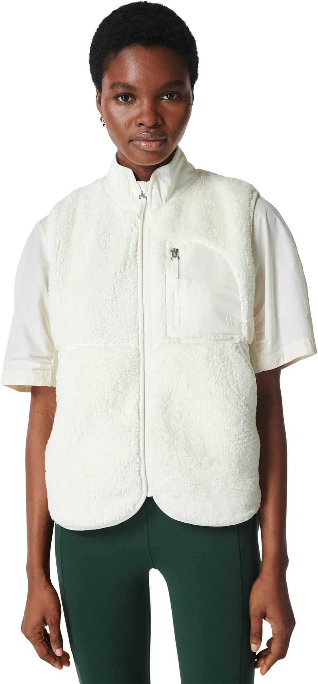 

Жилет Sweaty Betty Pennine Vest, цвет Lily White
