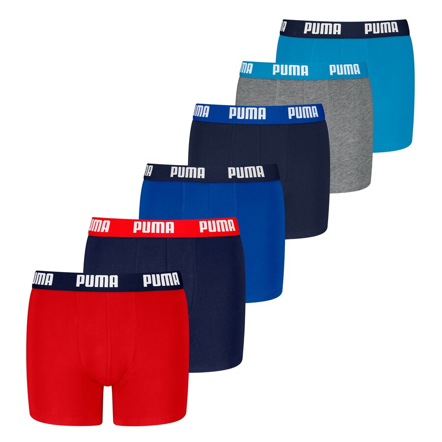 

Трусы PUMA, цвет Blue/marine blue/Navy/Azure/mottled grey/Red