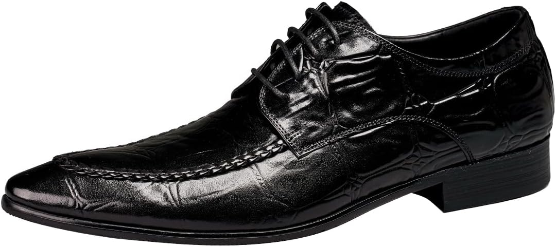 

Мужские оксфорды Neufboissee из кожи, средний верх, плоский каблук, резиновая подошва, шнуровка, черный