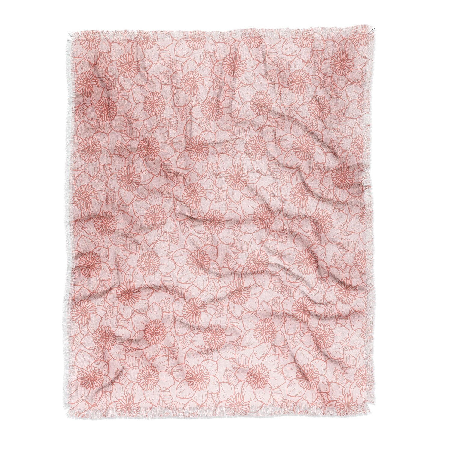 

Плед Avenie Spring Garden Collection VIII Deny Designs, цвет Pink