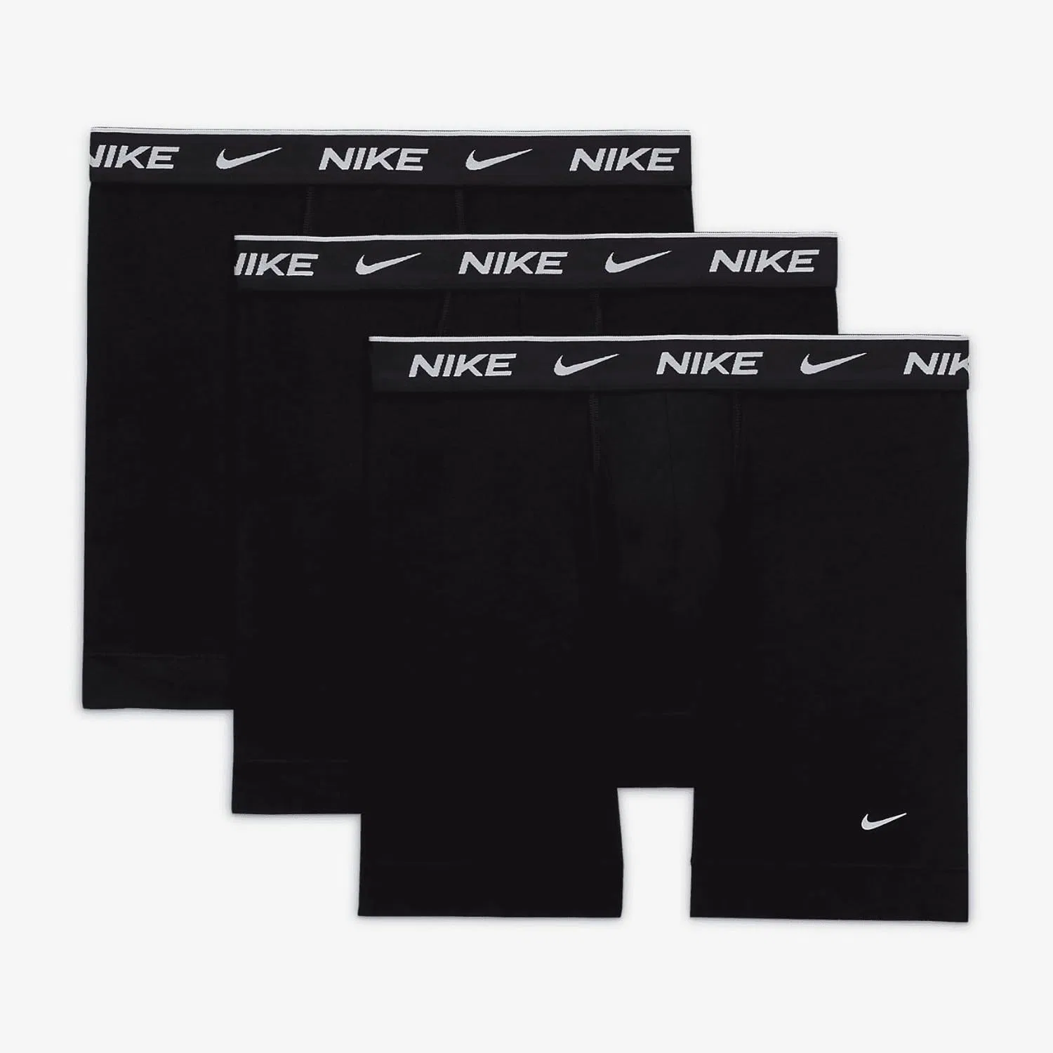 Боксеры хлопковые Nike, черный — фото 3