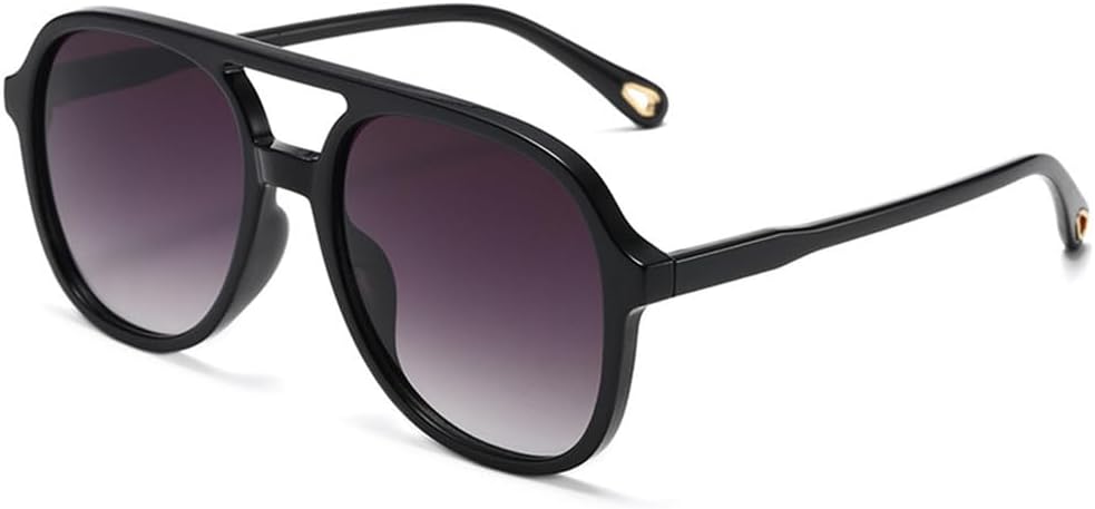 

Солнцезащитные очки UV400 с плавным изменением перемычек, увеличенной оправой, подходят для женщин и мужчин, для бега и занятий спортом на открытом воздухе UYPTK, Black Grey Gradient