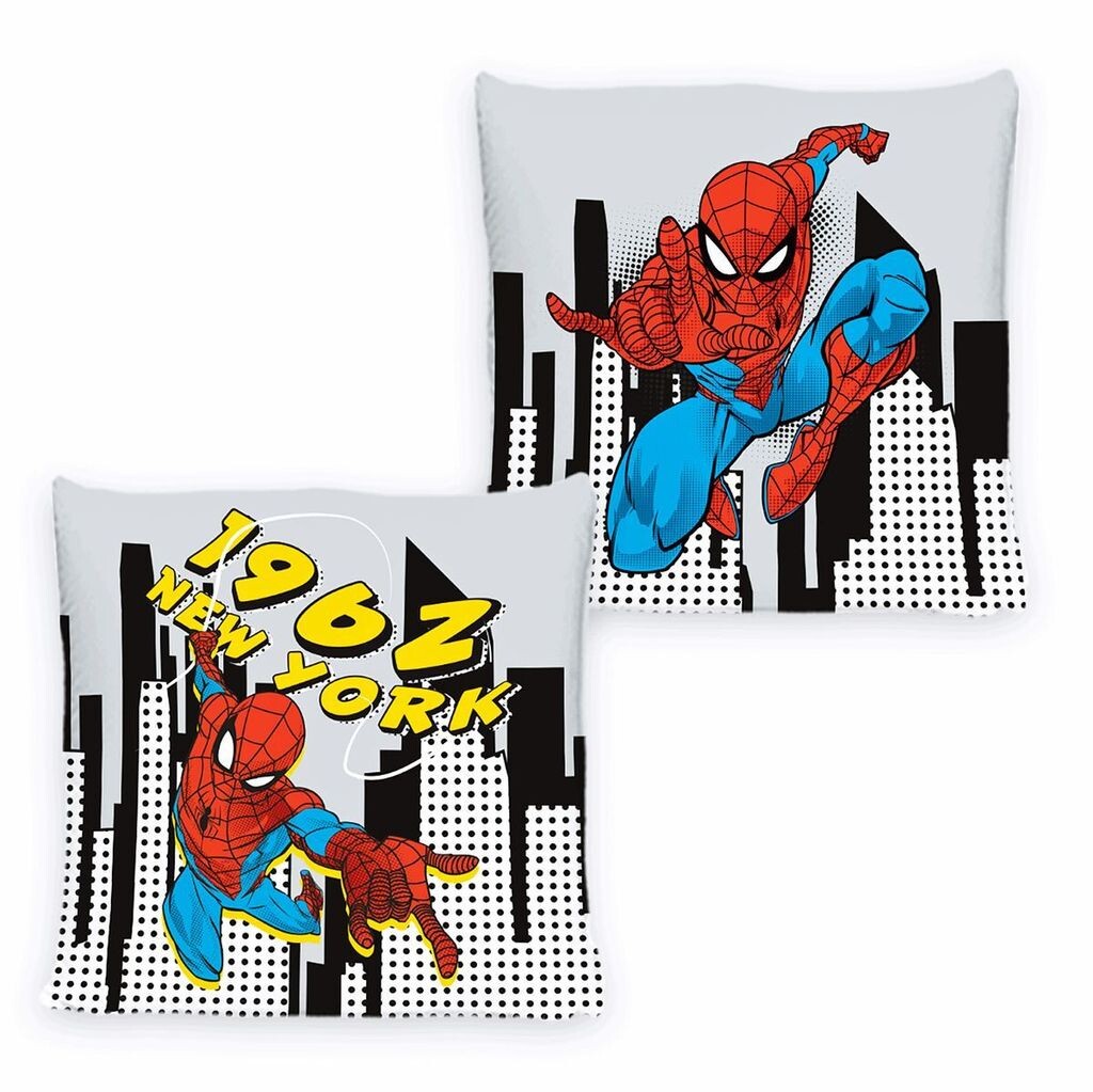 

Подушка JACK Renforce 40x40см, включая декоративную подушку с наполнителем Spider-Man Marvel Disney серый синий красный