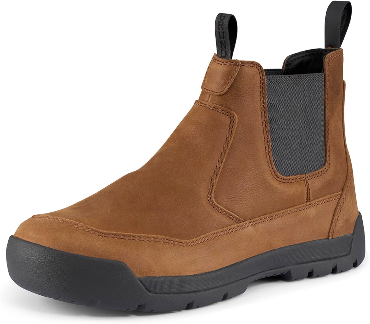 

Кожаные ботинки Grundns Cloud Cover - водонепроницаемые ботинки до щиколотки, повседневные ботинки Челси, прочные с защитным носком и противоскользящей подошвой Grundens, коричневый