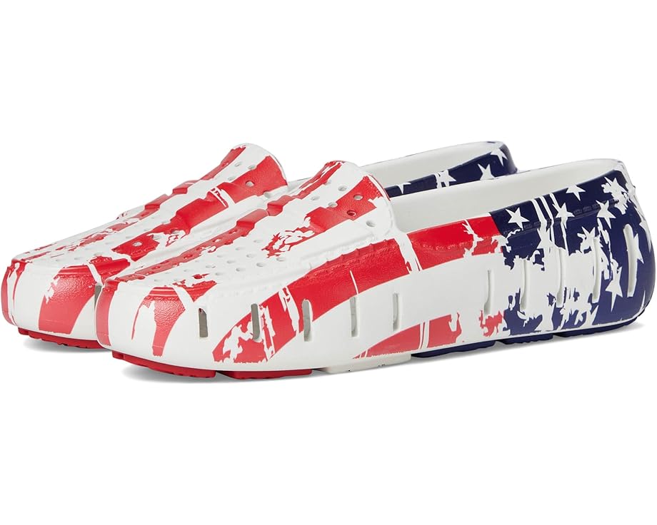 Лоферы Floafers Posh Driver Print, цвет Old Glory