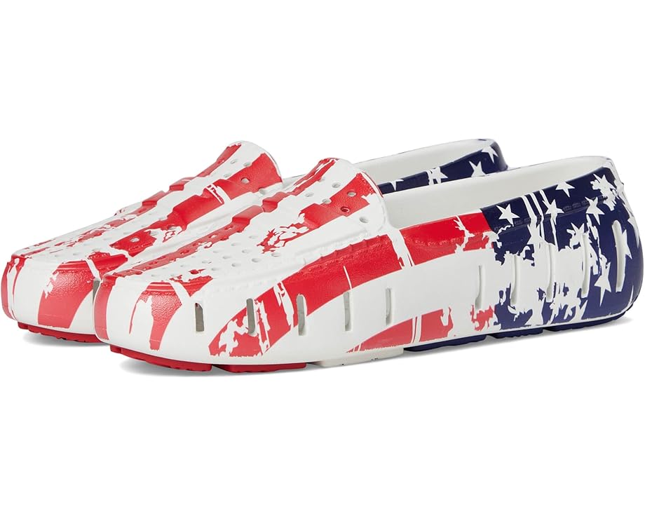 

Лоферы Floafers Posh Driver Print, цвет Old Glory