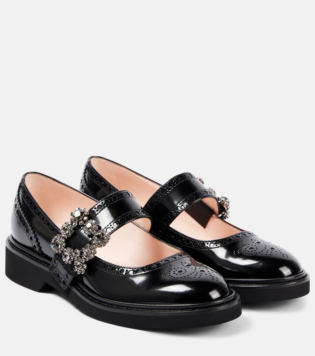 Туфли Мэри Джейн из лакированной кожи Viv' Rangers Roger Vivier, Nero