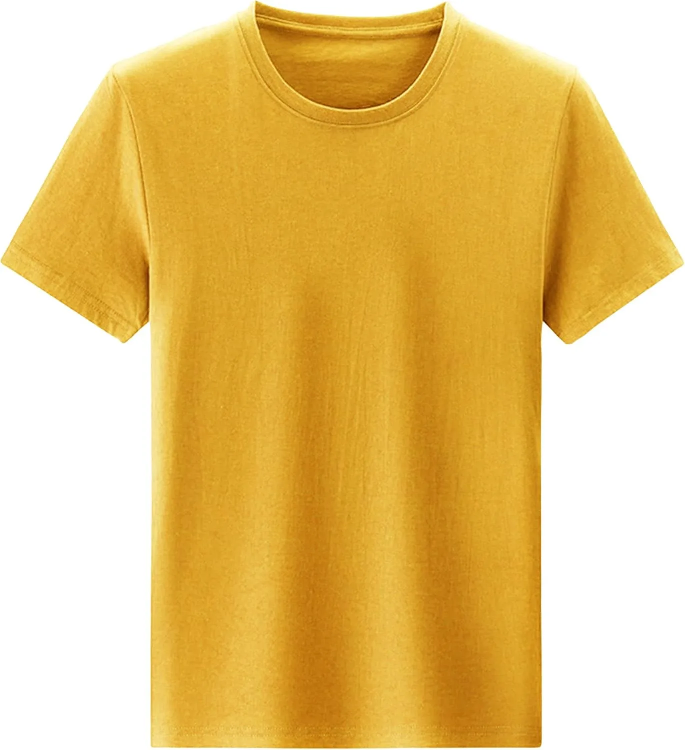 

Мужская футболка с круглым вырезом для тренировок, летняя, однотонная, хлопок DGHM-JLMY