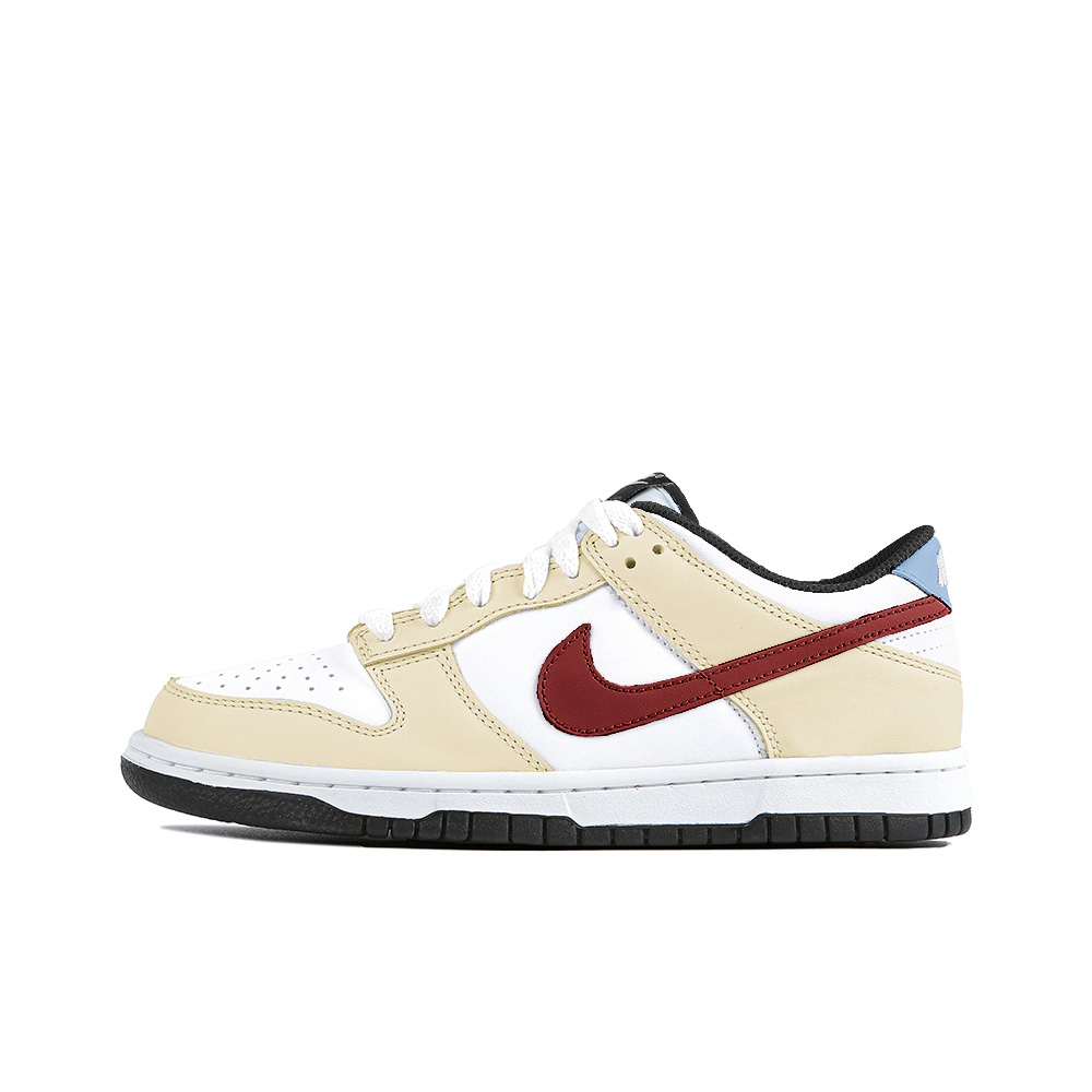 

Кроссовки Nike Dunk Skateboarding Shoes Women's Low-top White, светло-желтый