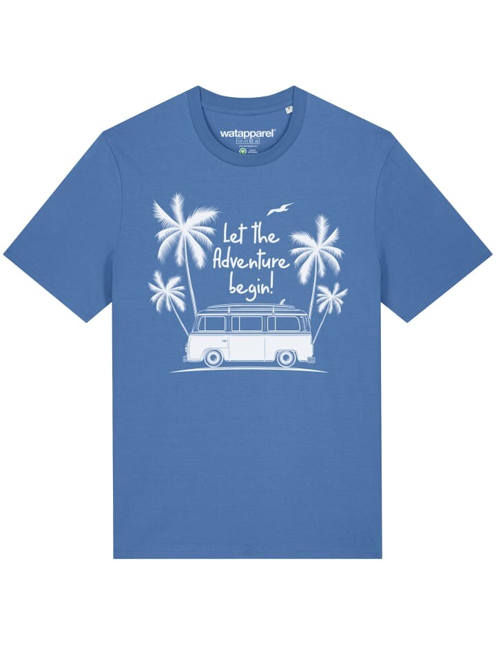 

Футболка wat Apparel, цвет bright blue