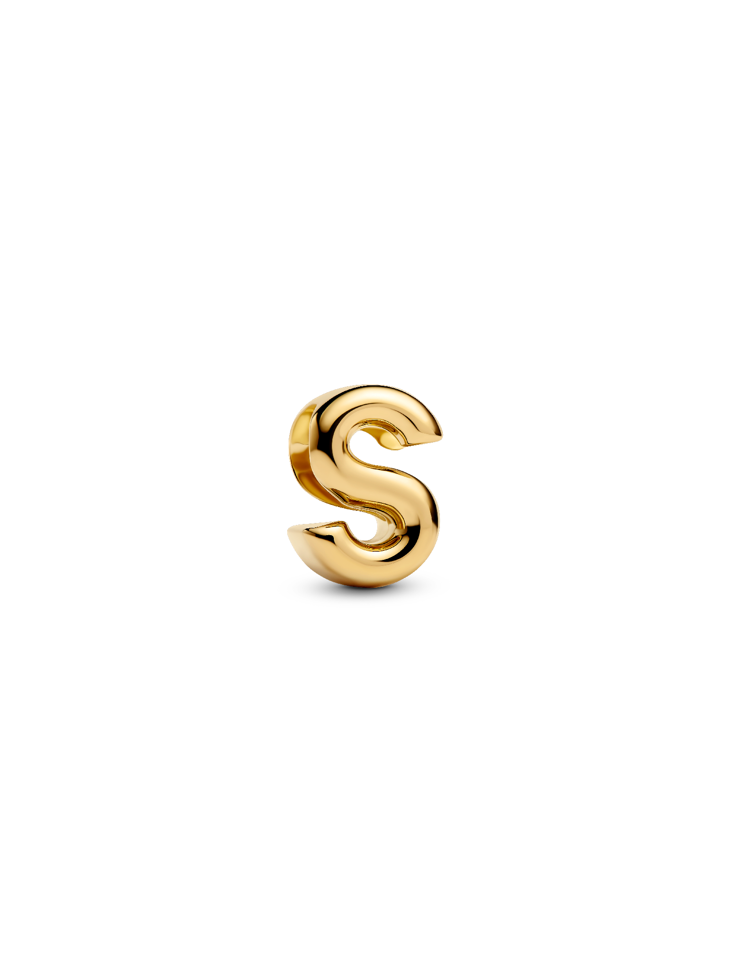 

Подвеска-буква S Pandora, 14-каратное золотое покрытие
