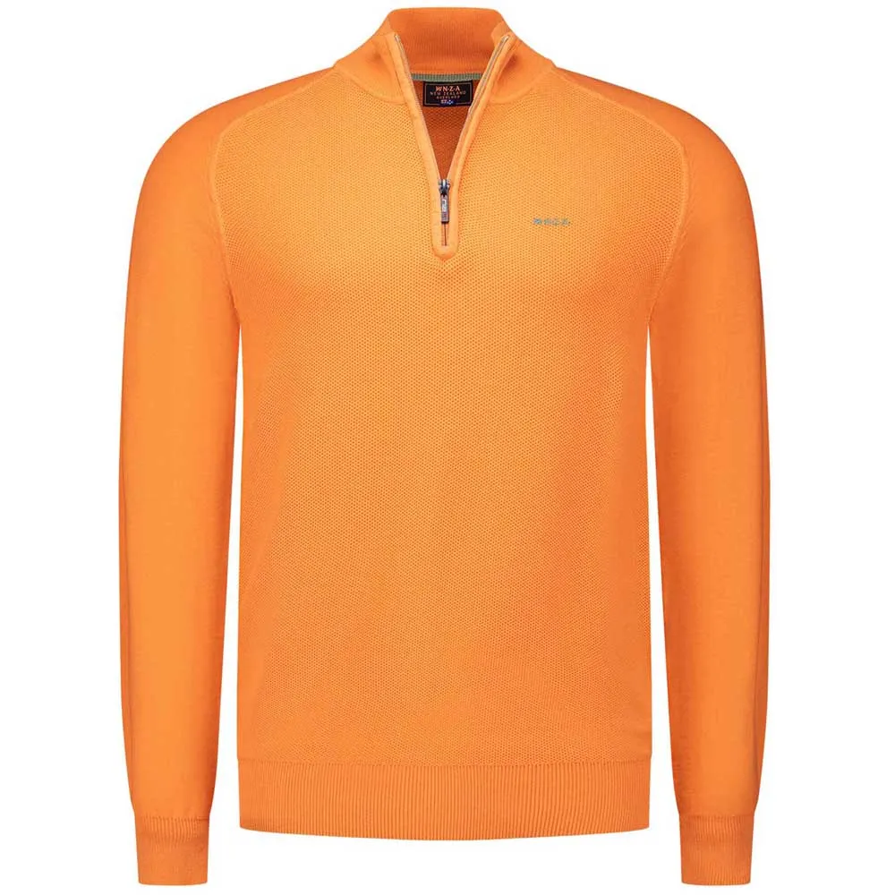 

Свитер Nza New Zealand Quinn half zip, оранжевый