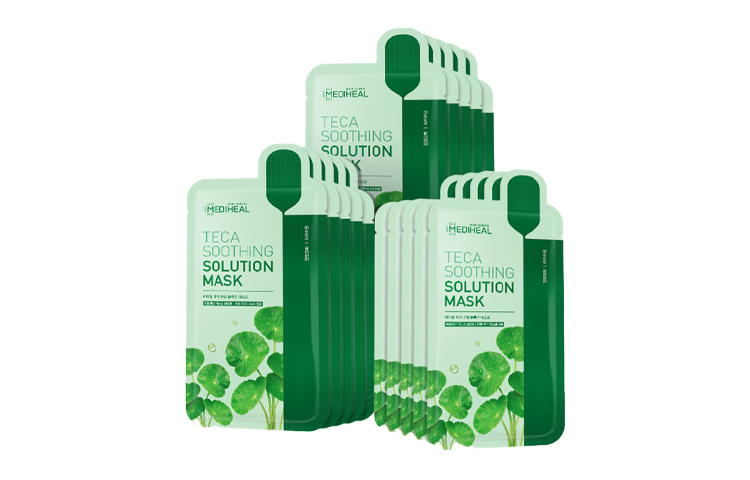 

MEDIHEAL MEIDIHUIER Camellia Snowgrass Water Sensation Facial Masks увлажняющие, восстанавливающие, успокаивающие для всех типов кожи