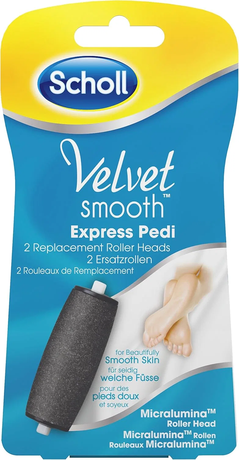 Сменные ролики для удаления огрубевшей кожи Scholl Velvet Smooth Diamond Pedi, 2 штуки Dr. Scholl'S