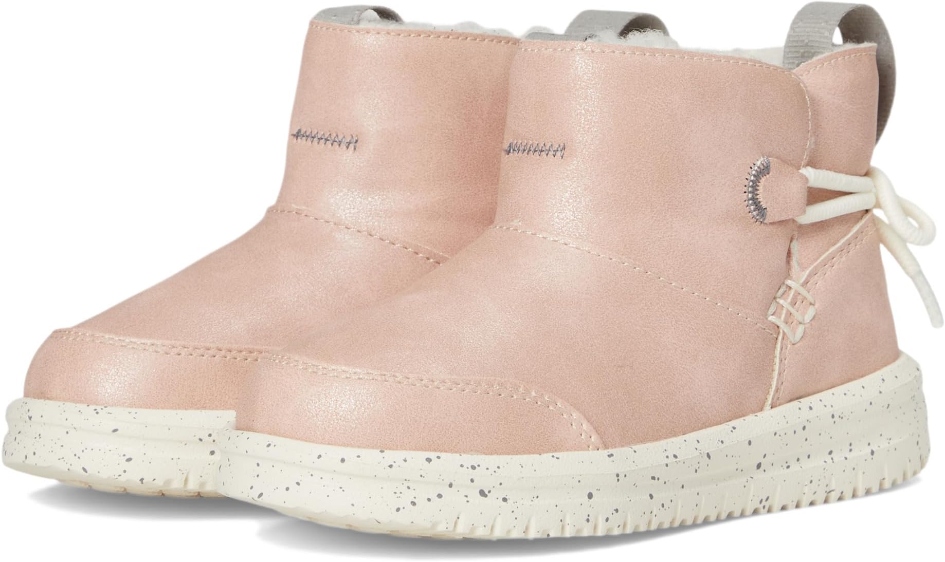 Ботинки Hey Dude Kids Camden Bow Boots Cozy, Sparkle Pink