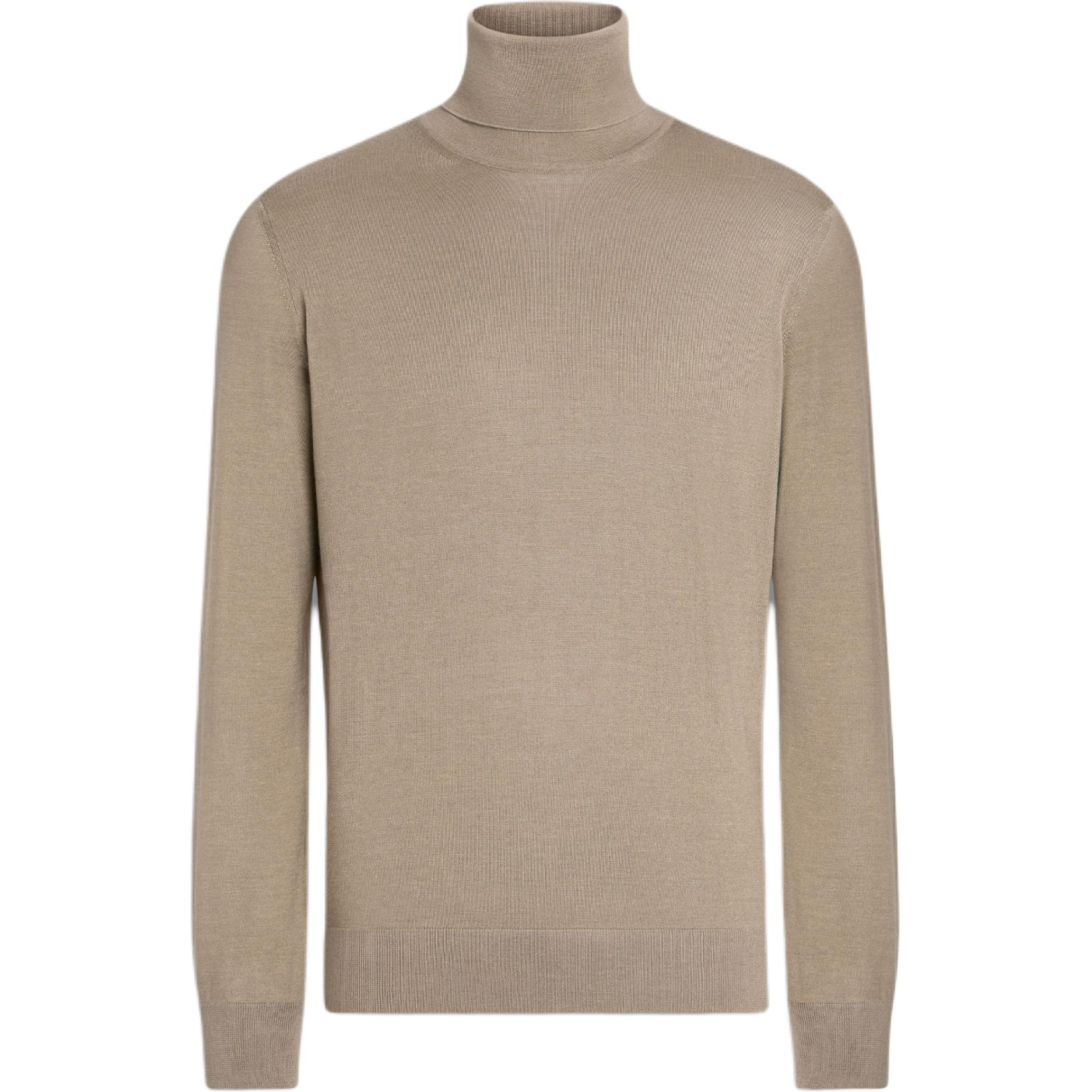 

Свитер с высоким воротником Ermenegildo Zegna, mixed светлый taupe