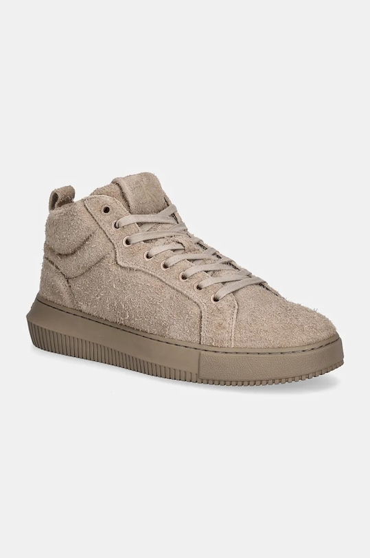

Замшевые кроссовки CHUNKY CUPSOLE HIGH SUEDE Calvin Klein Jeans, бежевый