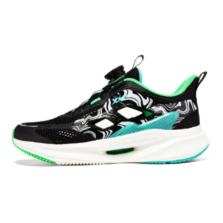 

Кроссовки XTEP Kids Lifestyle Shoes GS Low-top Black/neon Green, зеленый