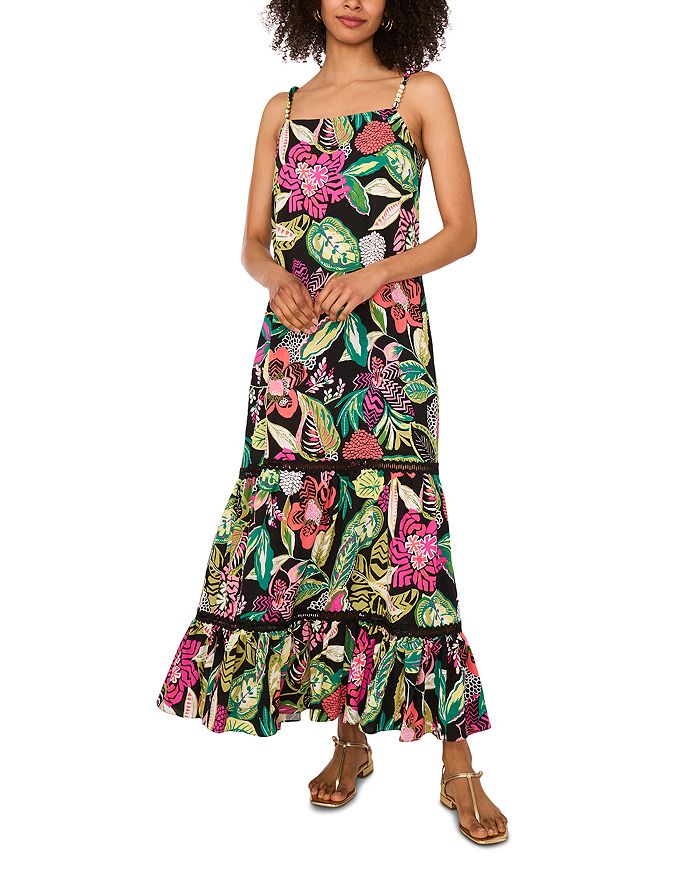 

Многослойное макси-платье VINCE CAMUTO, черный
