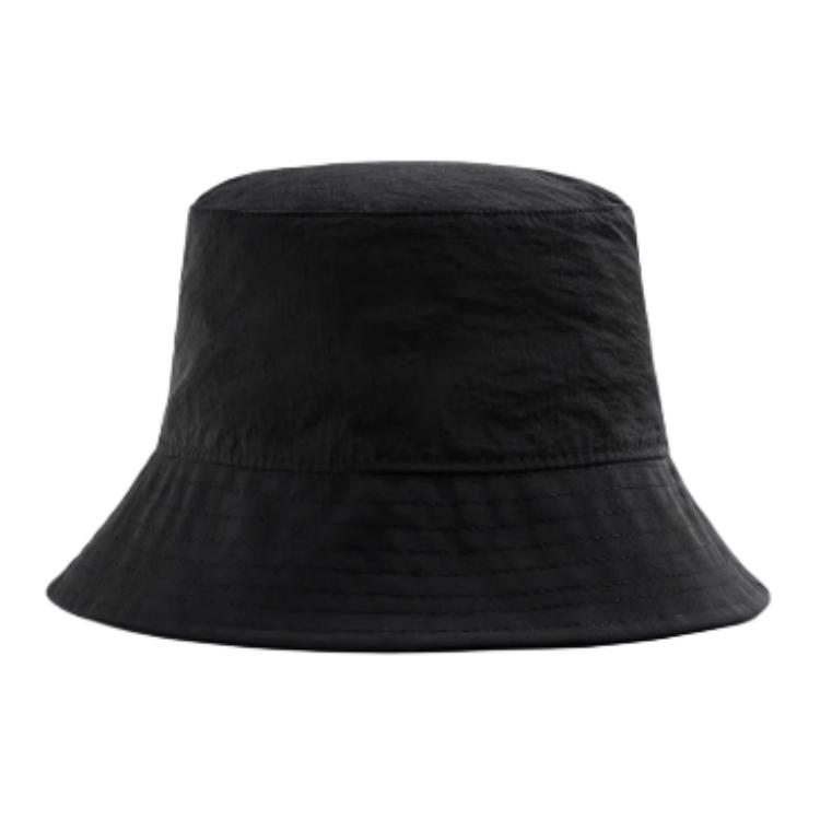 

ZARA Полиамидная ведро шляпа мужская черная, Black