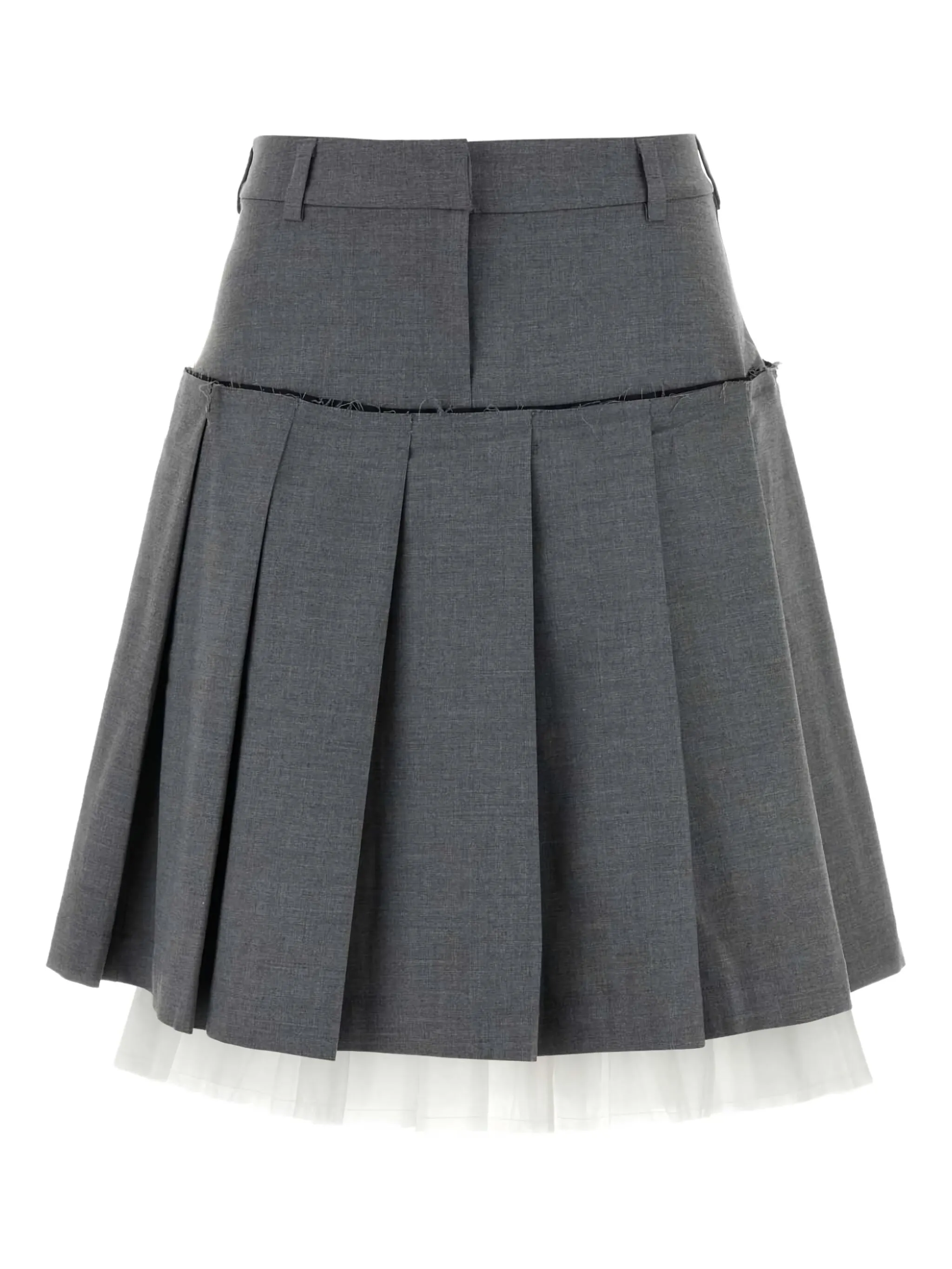 

Плиссированная юбка миди Gimaguas, серый